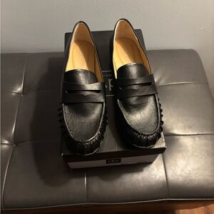 Dolce Vita Black Leather Flats